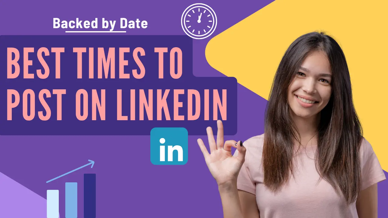 Best Time to Post on Social Media in 2025 4 A bar chart showing the best days and times to post on LinkedIn in 2025 for maximum professional engagement and reach