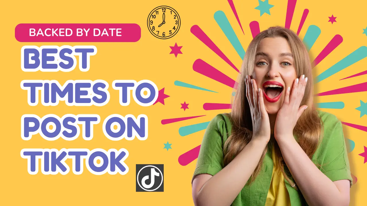 Best Time to Post on Social Media in 2025 6 A chart displaying optimal TikTok posting times in 2025 to maximize views and audience engagement