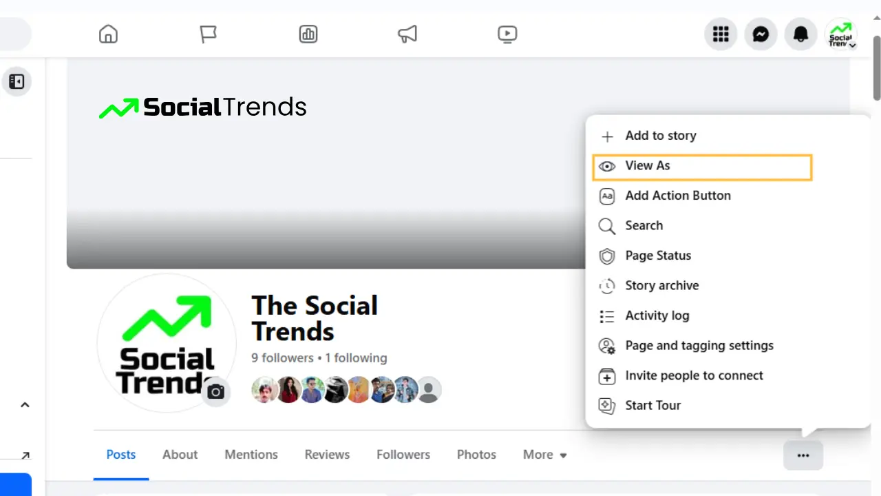 How to Delete a Facebook Post in 2025 5 Mouse pointer hovering over user’s name to open their Facebook profile on the 2025 desktop version