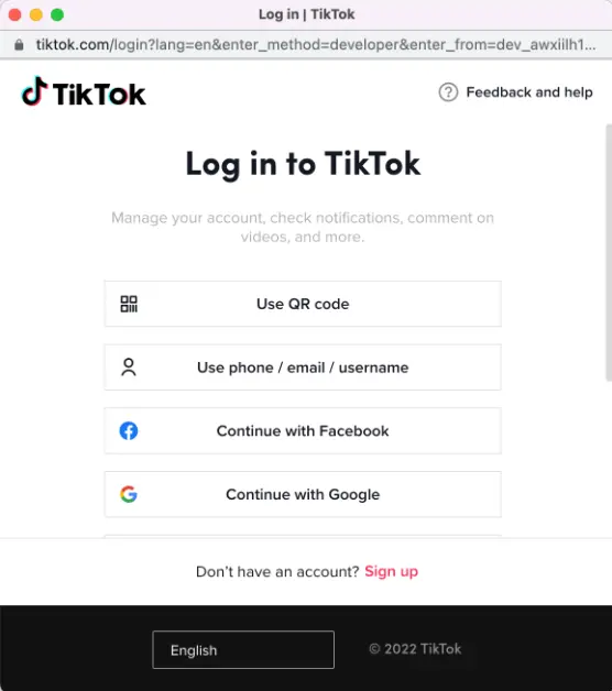 TikTok Archive Guide 4 User interface showing steps to link a TikTok account to an archive for saving videos and account data automatically