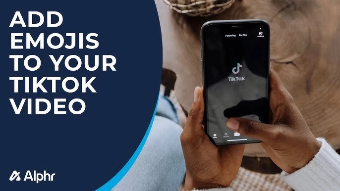 Visual guide showing steps to add emojis to TikTok videos in parts 2 and 3 of the tutorial