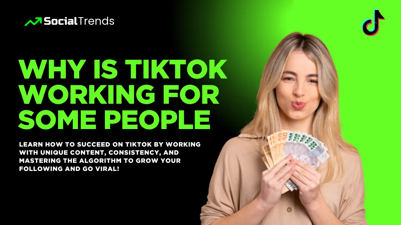 TikTok app open on a smartphone, showing why tiktok working for some users and not others in the U.S.
