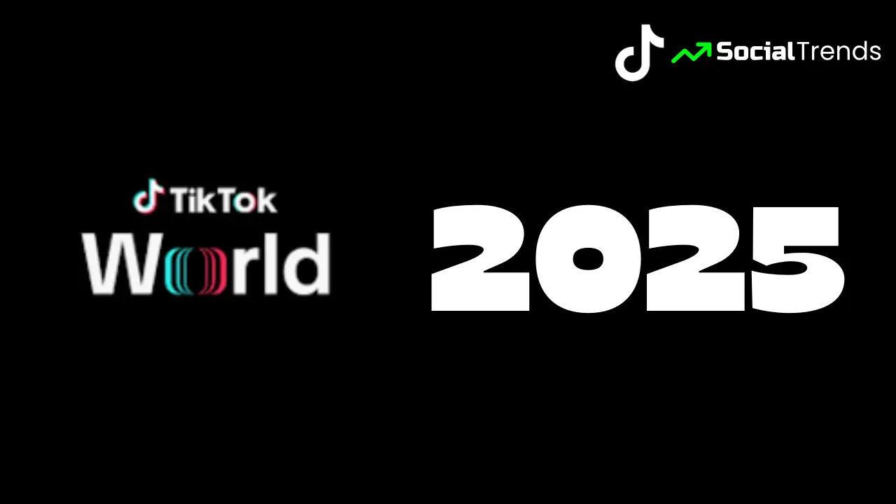 The TikTok Logo Revolution - Modern Symbol 5 Visual showing TikTok World 2025 with app updates, new brand tools, and features helping creators and businesses grow.